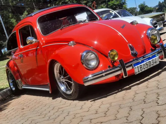 Fusca 1974 vermelho flash 