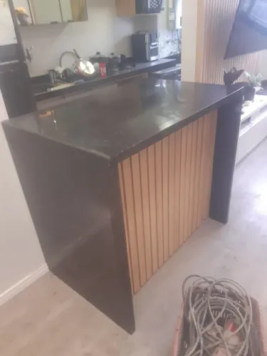 Pia de cozinha em granito