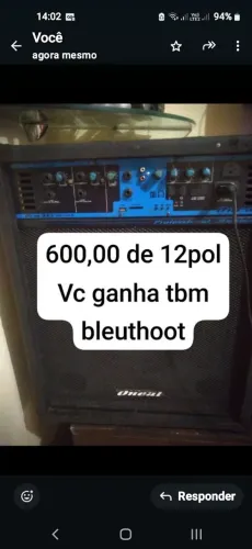 Caixa amplificada oneal