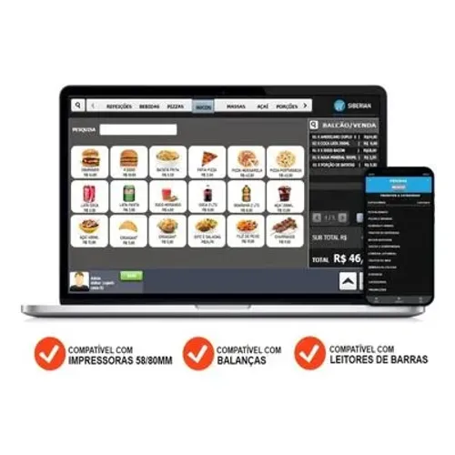 Sistema para lanchonetes, Pizzarias, restaurantes e outros