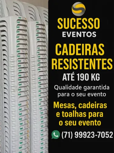 Locação de cadeiras