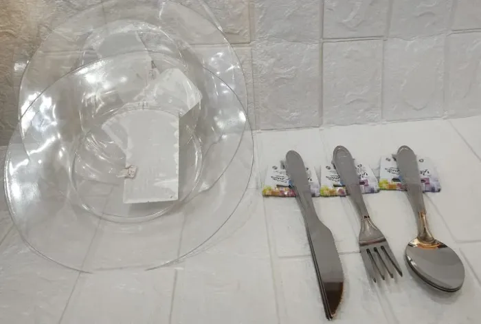 Kit prato e talher 