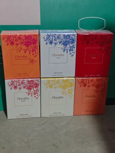 Perfumes Femininos Floratta (Red, Blue, Gold, Rosé, Cerejeira em flor).