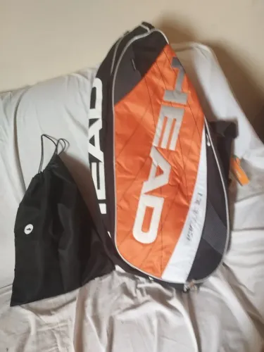 Raqueteira tripla Head 9R Tour Team Combi comp.termico comp.tenis e roupas nova zero