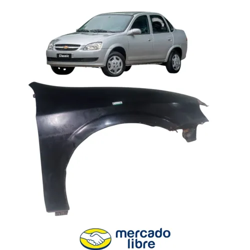Paralama Dianteiro Esquerdo Corsa Classic 95 A 2010 Detalhe
