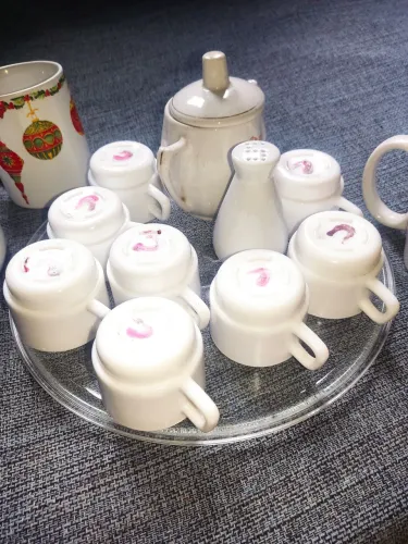 Conjuntos de xícaras de porcelanas 