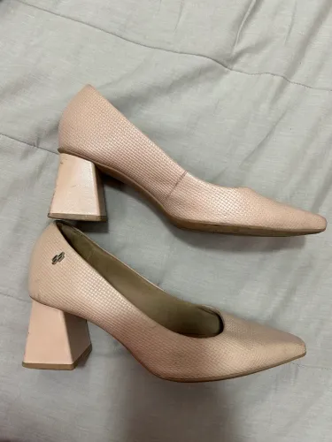 Sapato Scarpin rosa 36 usaflex 