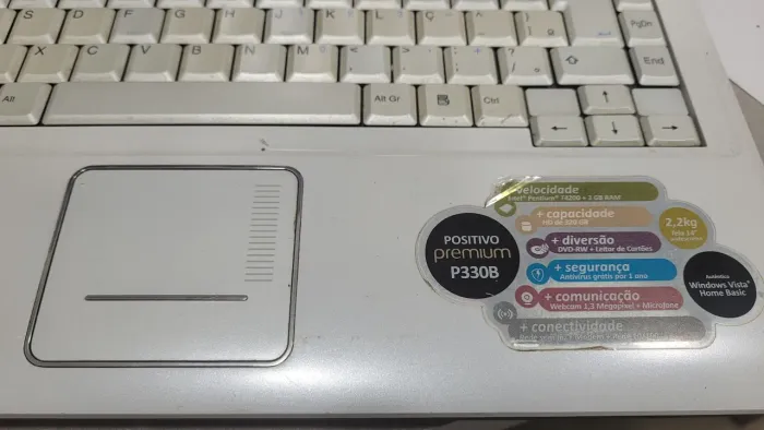 Notebook positivo para reaproveitar peças 