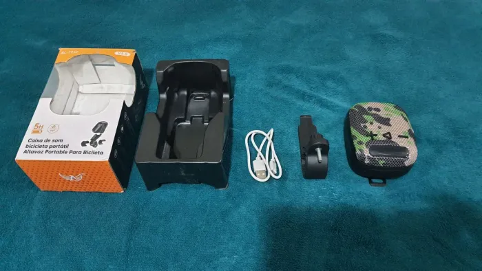 Caixa de Som Bluetooth Portátil para Bicicleta