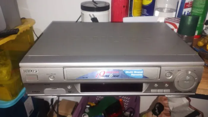 SUCATA VÍDEO CASSETE PHILIPS VR799 NO ESTADO 