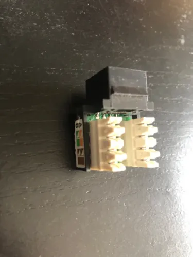 Lote com 5 Conectores Keystone RJ45