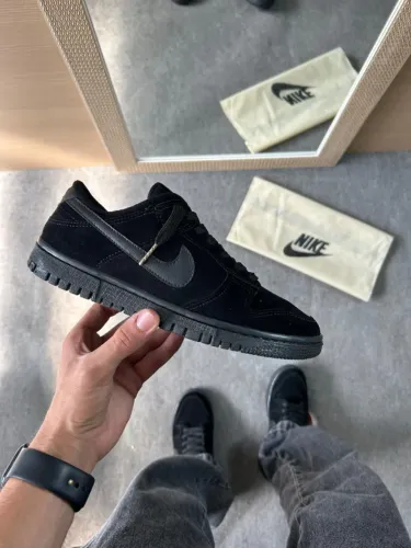 Nike Air Dunk Luxo Preto Camurça Masculino