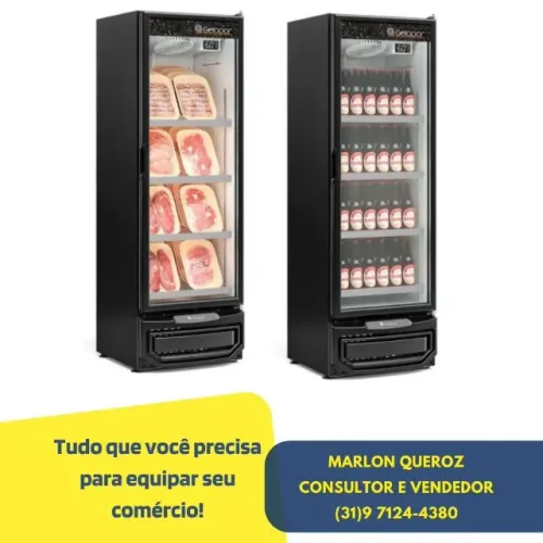 Refrigerador de Cerveja e Carnes Gelopar 450 Litros