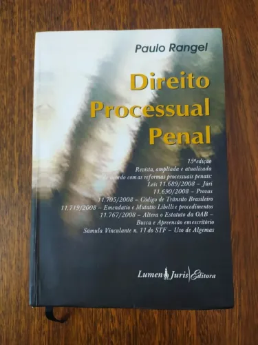 Livro Direito Processual Penal De Paulo Rangel