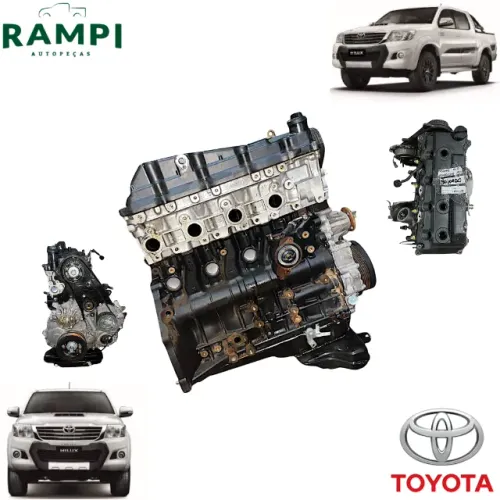 Motor Parcial Toyota Hilux 2015 3.0 171cv