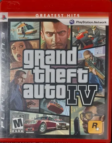 Grand Theft Auto IV - PS3 - Greatest Hits semi-novo