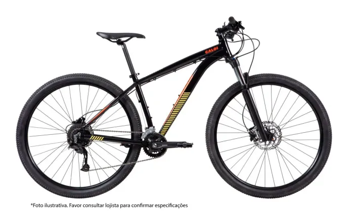 Bicicleta Bike MTB Caloi Moab na Caixa 18 marchas