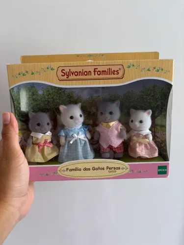Sylvanian families família dos gatos persas