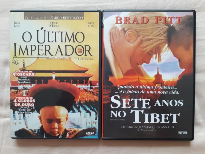 DVDs O Último Imperador e Sete Anos no Tibet
