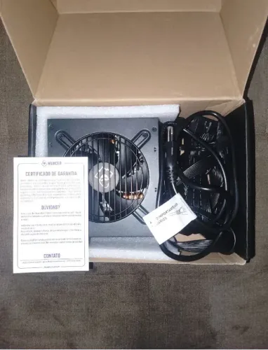 Fonte gamer mancer 400w 80 plus bronze Novinha!!