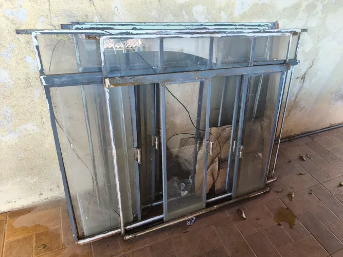 Janelas usadas com vidro