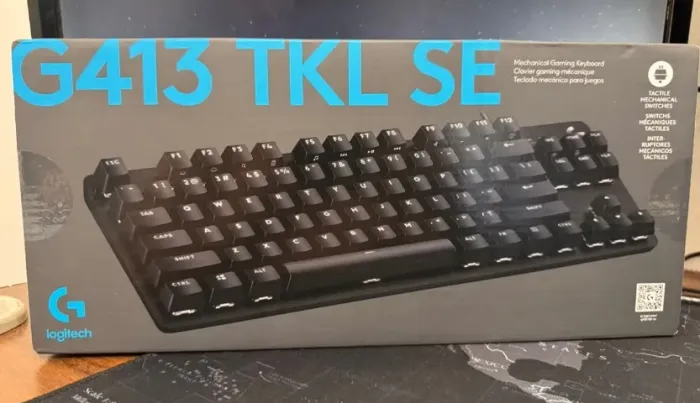 Teclado Mecânico Gamer Logitech G413 TKL SE US Inglês Preto - Novo Lacrado