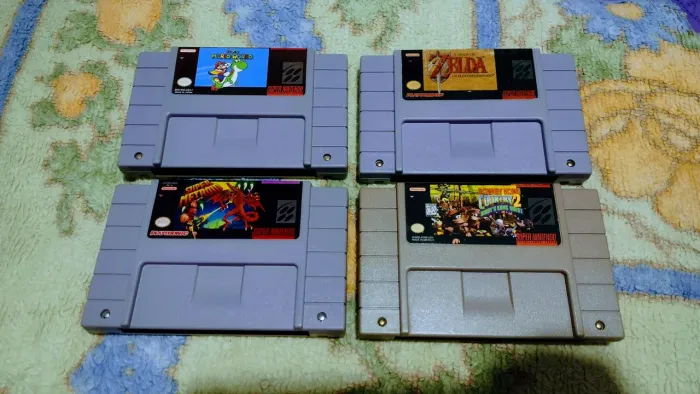 Cartuchos Originais - Super Nintendo 
