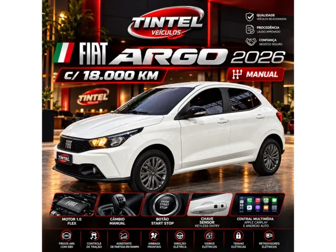 Fiat Argo Drive 1.0 Firefly 2026
