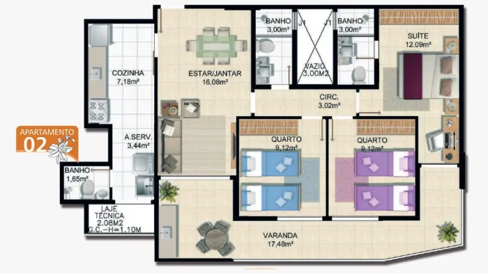 Apartamento em Bento Ferreira - Vitória ES