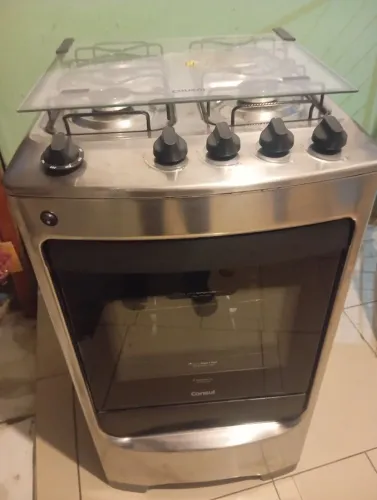 Fogão 4 boca inox consul 