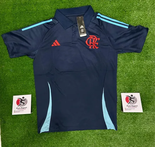 Camisa do Flamengo azul polo 