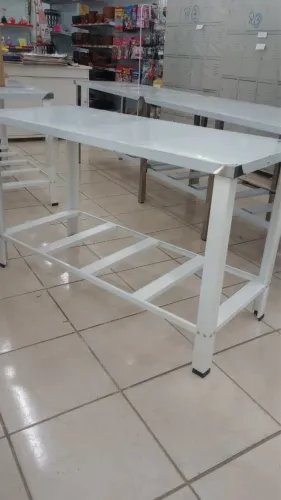 Mesa de inox 1.50m e 1.90m
