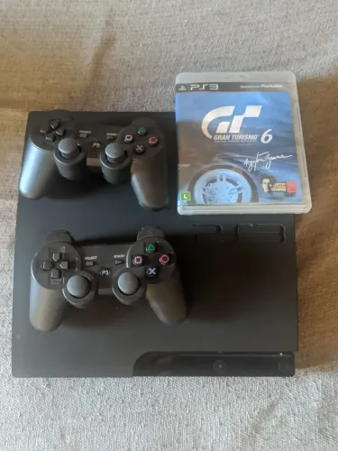 Vendo ou troco Ps3 Slim com 2 controles