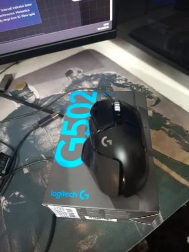 Mouse Gamer Logitech G502 Hero, Na caixa, 1 ano de uso