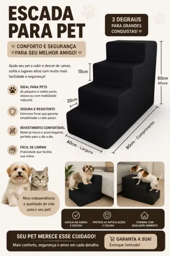 Escada para pet