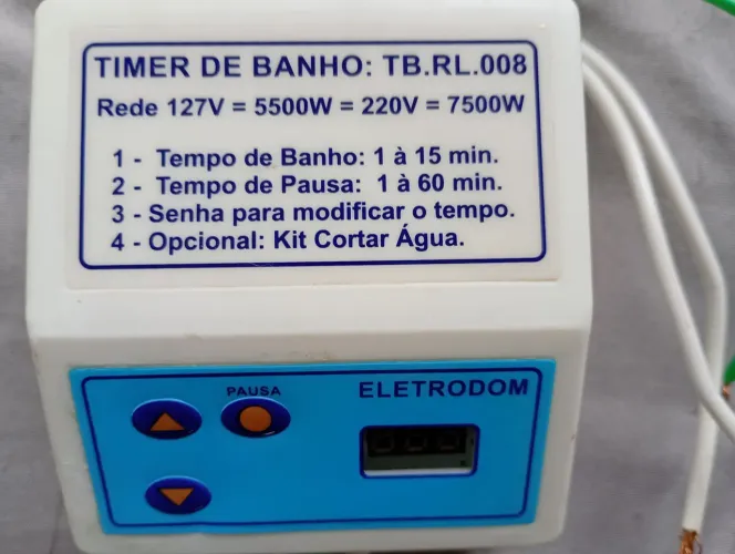 Temporizador de banho