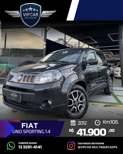 Fiat Uno Sporting 1.4 EVO Fire Flex 8V 4P 2012