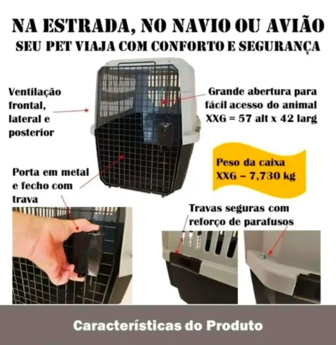 Caixa de transporte para Pet