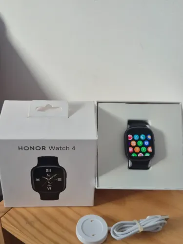 Honor Watch 4 Preto/Cinza - GPS, Bateria 14 Dias, Atende Chamadas - Excelente Estado