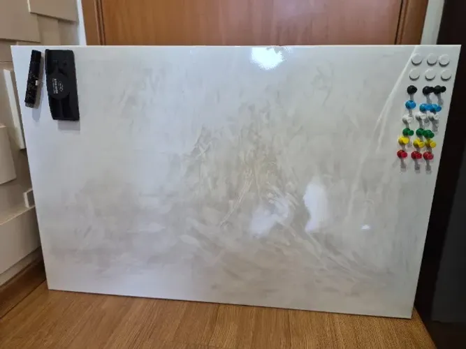 Quadro Branco de Aço Magnético (com Utensílios) 90x60