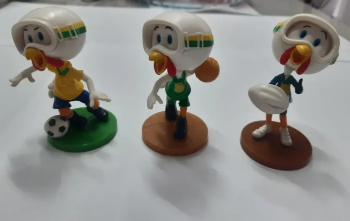 Bonecos Sadia Olimpíadas 2016 (3 Unidades) - Coleção Completa - Raros - R$110