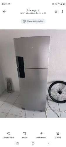 Geladeira/Refrigerador Consul Frost Free Inox Duplex 455L