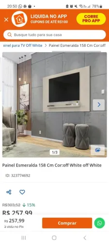 Painel de tv