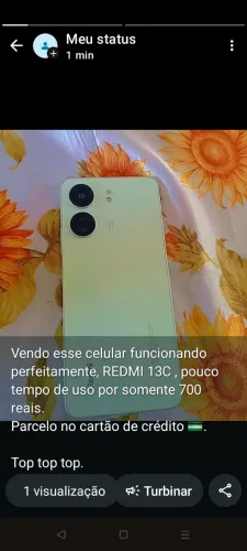 Celular pouco usado REDMI 13C