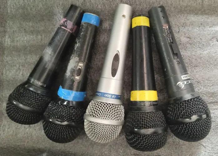 Kit microfones#queimão.