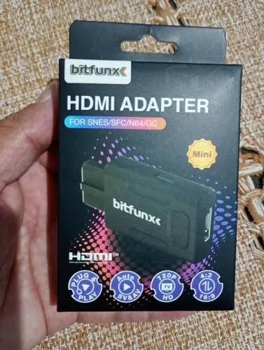 CONVERSOR HDMI NINTENDO 64, SUPER NINTENDO e NINTENDO GAMECUBE
