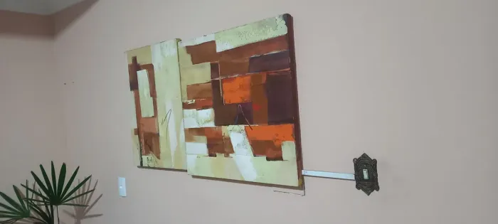 Quadro tela em óleo