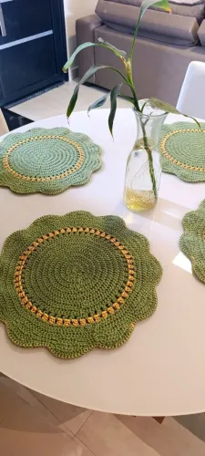 Toalhas de mesa decorativas e souplast