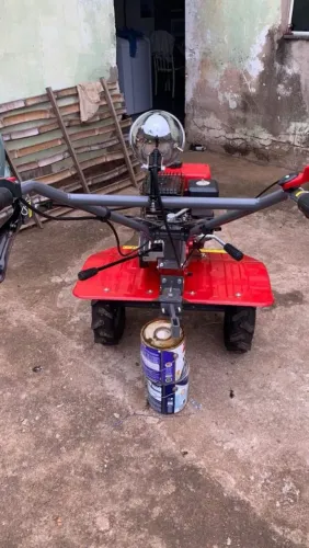 Motocultivador Tratorito à Gasolina 6,5CV Partida Manual BTTG6.5 BRANCO
