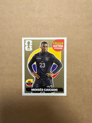 Figurinha Legend Caicedo Ouro Panini 2026